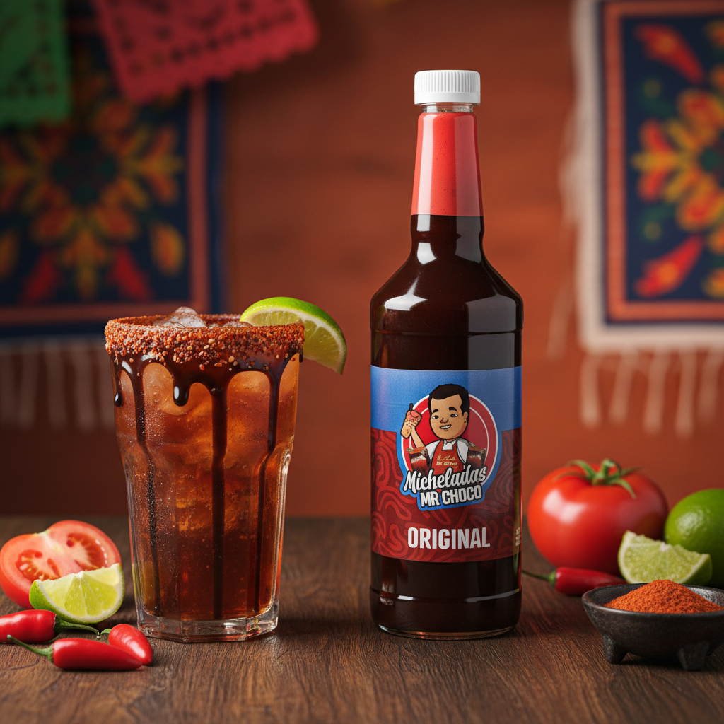 Mixer para Micheladas Mr Choco - Sabor Original (32 oz)